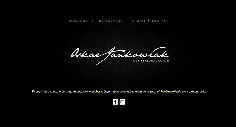 printscreen z oskarjankowiak.pl